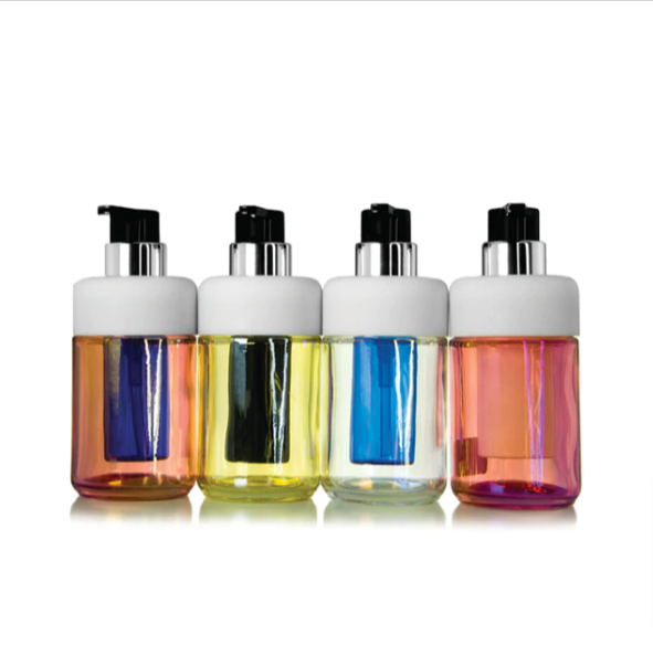 30ml Glass bottle w/ pump & inner refill bottle
